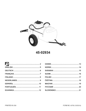 Agri-Fab 45-02934 Manual De Instrucciones