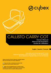 CYBEX Callisto Manual Del Propietário