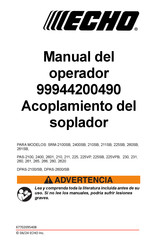 Echo 99944200490 Manual Del Operador