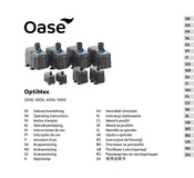 Oase OptiMax 4000 Instrucciones De Uso
