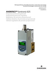 Emerson AVENTICS Sentronic 625 Instrucciones De Montaje