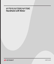 Keysight U1733C Guia Del Usuario