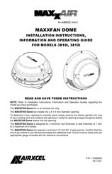 Airxcel 00-03810W Instrucciones De Instalación Y Funcionamiento