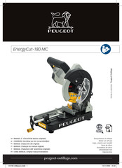 PEUGEOT EnergyCut-180 MC Manual Del Usuario