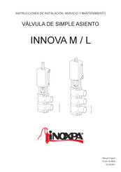 iNOXPA INNOVA M Instrucciones De Instalación, Servicio Y Mantenimiento