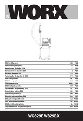 Worx W829E.X Manual