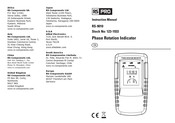 RS Pro 123-1933 Manual De Instrucciones