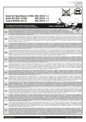 ECS Electronics VW-287-BX Instrucciones De Montaje