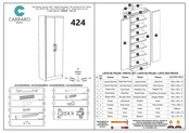 Carraro Moveis 424 Instrucciones De Montaje