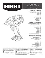 Hart HPIW25 20V Manual Del Operador