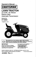 Craftsman 917.28922 Manual Del Operador