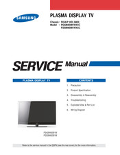 Samsung PS50B450B1W C Serie Manual De Servicio