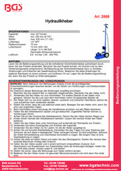 BGS technic 2888 Manual De Instrucciones