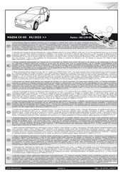 ECS Electronics MZ-178-DX Instrucciones De Montaje