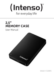 Intenso 2,5' MEMORY CASE Manual Del Usuario