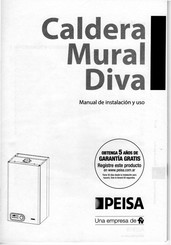 Peisa DIVA C N Manual De Instalacion Y Uso