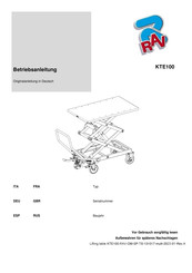 RAV KTE100 Instrucciones De Uso