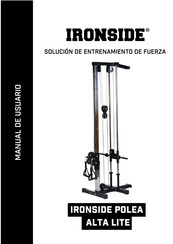 Ironside POLEA ALTA LITE Manual De Usuario