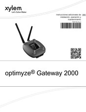 Xylem optimyze Gateway 2000 Instrucciones De Instalación, Operación Y Mantenimiento