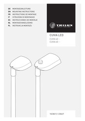 Trilux Cuvia 60 Serie Instrucciones De Montaje