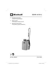EINHELL 3425231 Manual De Instrucciones