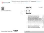 Sony Alpha 7 Manual De Instrucciones