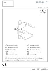 Pressalit R7334 Instrucciones De Montaje