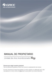 Gree GWC12QC-D3DNB4M Manual Del Propietário