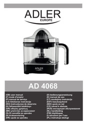 Adler europe AD 4068 Manual De Uso