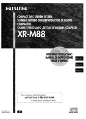 Aiwa XR-M88 Manual De Instrucciones