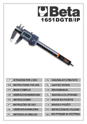 Beta 1651DGTB 150 Manual De Instrucciones