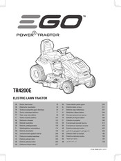 Ego Power+ TR4200E Manual Del Usuario