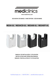 Mediclinics M23ABT-UL Manual De Instalación Y Utilizacion