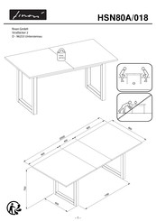 finori HSN80A/018 Instrucciones De Montaje