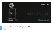 Creality Ender-3 V3 SE Manual Del Usuario