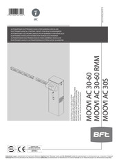 BFT MOOVI AC 30-60 RMM Instrucciones De Uso Y De Instalacion