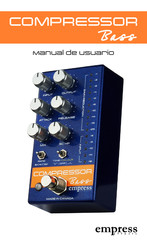 thomann Empress Effects COMPRESSOR Bass Manual De Usuario