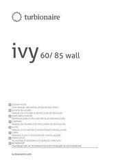 turbionaire ivy 60 wall Manual De Usuario E Instrucciones De Instalación