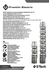 Franklin Electric E-Tech VSI Manual De Uso E Instalación