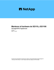 NetApp StorageGRID SG110 Manual Del Usuario