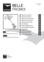 Altrad Belle PROMIX 1600E Manual Del Operador