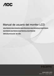 AOC M2470SWD Manual Del Usuario