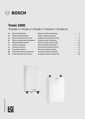 Bosch TR1000R 4 T Instrucciones De Instalacion Y De Uso