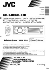 JVC KD-X40 Manual De Instrucciones