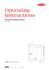 Fronius Primo GEN24 208-240 Serie Manual De Instrucciones