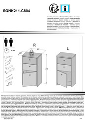 Forte SQNK211-C804 Instrucción De Montaje