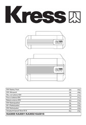 KRESS KA3002 Manual Del Usuario