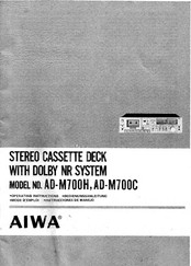 Aiwa AD-M700C Instrucciones De Manejo