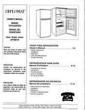 Diplomat DFF8801W Manual Del Propietário