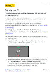 Jabra SPEAK 410 Guia De Inicio Rapido